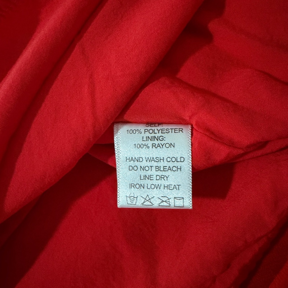 Eesome Red Ruffle Blouse - Picture 4 of 5